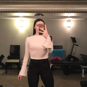 Baby pink forever 21 top